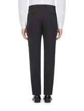 Stretch wool twill trousers - | Dolce & Gabbana
