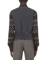 Wool glen plaid vest - | Dolce & Gabbana