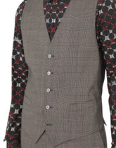 Wool glen plaid vest - | Dolce & Gabbana