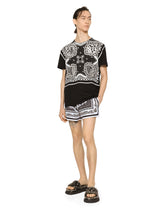 Cotton T-shirt with bandanna print - | Dolce & Gabbana