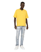 Cotton T-shirt with embossed logo - | Dolce & Gabbana