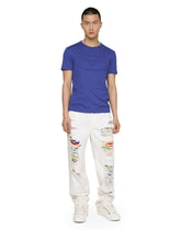 Cotton T-shirt with embossed logo - | Dolce & Gabbana