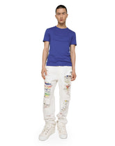 Cotton T-shirt with embossed logo - | Dolce & Gabbana