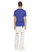 Cotton T-shirt with embossed logo - | Dolce & Gabbana