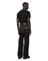 Cotton T-shirt with embossed logo - | Dolce & Gabbana