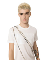 Cotton T-shirt with embossed logo - | Dolce & Gabbana