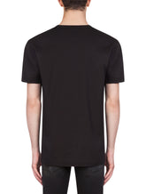 Cotton t-shirt with heraldic patch - | Dolce & Gabbana