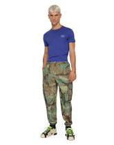 Cotton V-neck T-shirt with branded plate - | Dolce & Gabbana