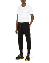 Cotton t-shirt with patch pocket - | Dolce & Gabbana