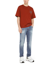 Cotton T-shirt with 3D DG logo - | Dolce & Gabbana