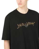Cotton T-shirt with Dolce&Gabbana embroidery - | Dolce & Gabbana