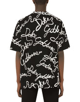 Jersey T-shirt with rubberized Dolce&Gabbana logo - | Dolce & Gabbana