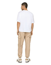 Cotton T-shirt with metallic DG logo - | Dolce & Gabbana