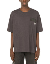Cotton T-shirt with DG patch - | Dolce & Gabbana