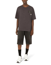 Cotton T-shirt with DG patch - | Dolce & Gabbana