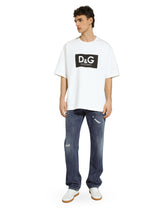 Cotton T-shirt with D&G print - | Dolce & Gabbana
