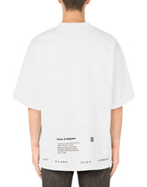 Stretch technical jersey T-shirt with print - | Dolce & Gabbana