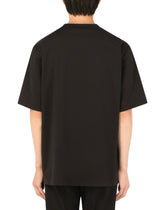 T-shirt with multi-colored DG patch - | Dolce & Gabbana