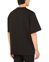 T-shirt with multi-colored DG patch - | Dolce & Gabbana