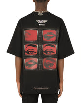 Technical jersey T-shirt with print - | Dolce & Gabbana