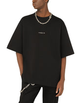 Technical jersey T-shirt with print - | Dolce & Gabbana