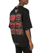 Technical jersey T-shirt with print - | Dolce & Gabbana