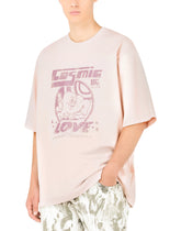 Printed cotton T-shirt with patch embellishment - | Dolce & Gabbana