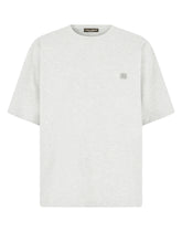 Technical jersey T-shirt with metallic DG logo - | Dolce & Gabbana