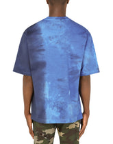 Stretch technical jersey T-shirt with embellishment - | Dolce & Gabbana