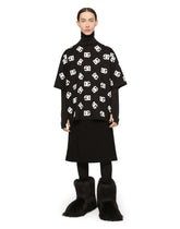 Cotton T-shirt with all-over DG logo print - | Dolce & Gabbana