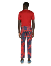 Silk jersey T-shirt with heraldic DG patch - | Dolce & Gabbana