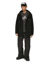 Washed cotton T-shirt with print - | Dolce & Gabbana