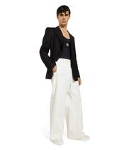 Fine-rib slim-fit singlet with Marina patch - | Dolce & Gabbana