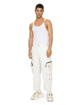 Fine-rib cotton singlet with DG hardware - | Dolce & Gabbana