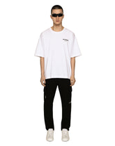 Printed cotton jersey T-shirt with DGVIB3 patch - | Dolce & Gabbana