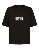 Cotton jersey T-shirt with DGVIB3 print and logo - | Dolce & Gabbana