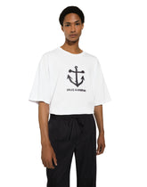 Short-sleeved Marina-print T-shirt - | Dolce & Gabbana