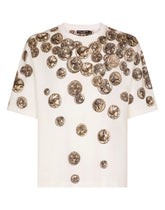 Coin print cotton T-shirt - | Dolce & Gabbana