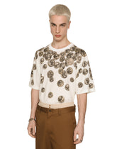 Coin print cotton T-shirt - | Dolce & Gabbana