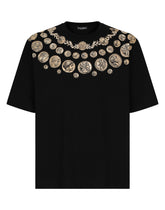 Coin print cotton T-shirt - | Dolce & Gabbana