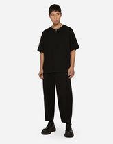 Cotton round-neck T-shirt with Dolce&Gabbana print - | Dolce & Gabbana