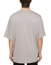COTTON T-SHIRT WITH DG LOGO PRINT - | Dolce & Gabbana