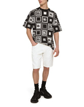 COTTON T-SHIRT WITH DG LOGO PRINT - | Dolce & Gabbana