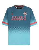 Cotton T-shirt with varsity print - | Dolce & Gabbana