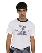 Cotton T-shirt with print - | Dolce & Gabbana