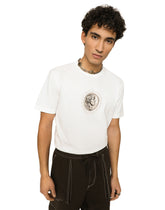 Coin and logo print cotton T-shirt - | Dolce & Gabbana