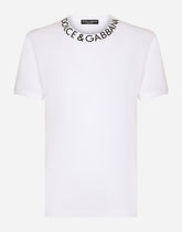 Round-neck T-shirt with Dolce&Gabbana print - | Dolce & Gabbana