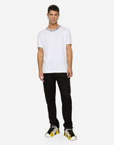 Round-neck T-shirt with Dolce&Gabbana print - | Dolce & Gabbana