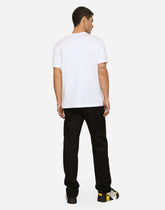 Round-neck T-shirt with Dolce&Gabbana print - | Dolce & Gabbana