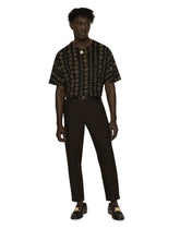 All-over coin print cotton T-shirt - | Dolce & Gabbana